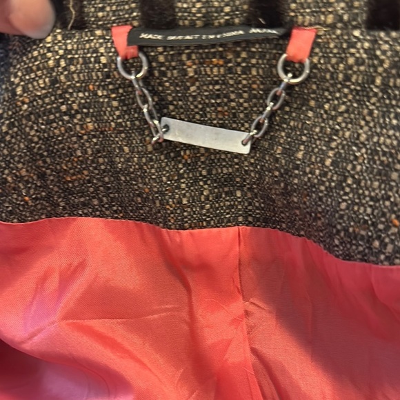 Unique Women's Distressed Tweed Jacket - Picture 6 of 6